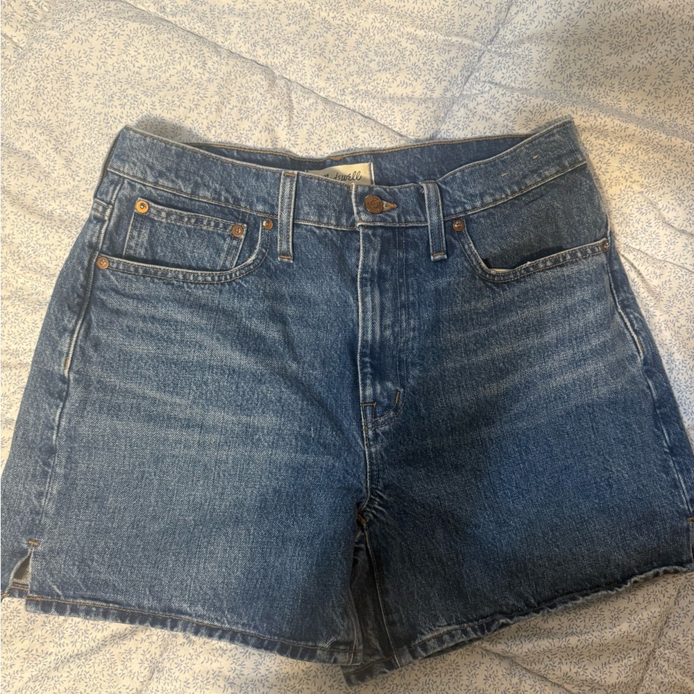 Madewell Women's Blue Jean Shorts